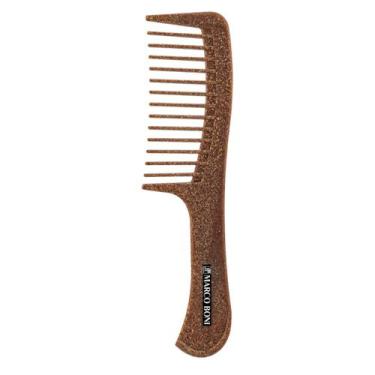 Imagem de Pente De Cabelo Em Fibra De Coco Coleção Coconut Marco Boni, Marrom