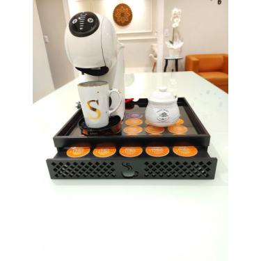Imagem de Bandeja organizadora de cápsulas Porta Capsulas E Porta Maquina Café D