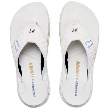 Imagem de Chinelo Sandália Kenner L7 Rakka DJY L7nnon Original, Branco, Branco, 