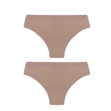 Imagem de Kit/2 calcinha trifil co 1971, P, Bege