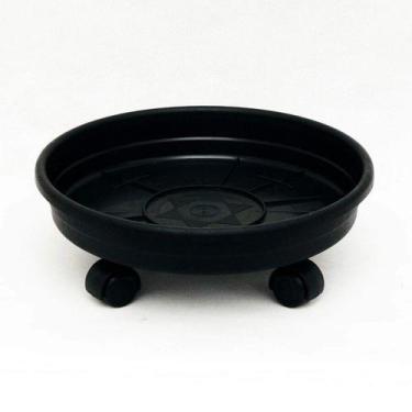 Imagem de Prato Desli com Roda Preto - 30cm