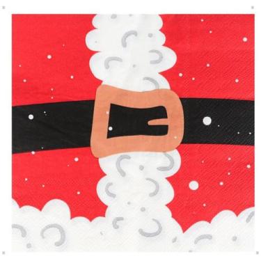 Imagem de Guardanapo de papel decorado Papai Noel 12 unidades - art christmas