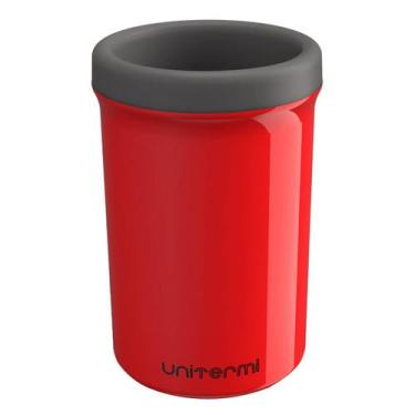 Imagem de Porta Latas Latinha Térmico Lata Padrão Maior 350ml - Unitermi, Vermel