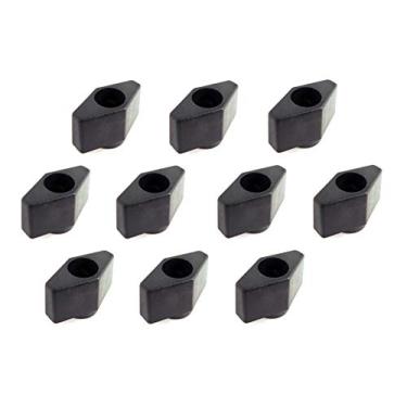 Imagem de Taytools 773987 Lote 10 cada 1/4 20 Botões T Rosca Fêmea 2,5 cm de largura por 1,90 cm de altura com inserção passante