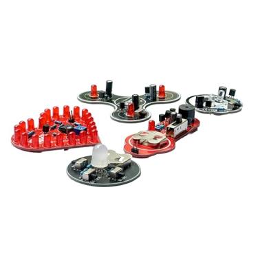 Imagem de APTINEX SolderWiz Genius Pack by How to Solder Kits | includes Breathing Heart, Color Wiz, Juke Box, Chimpy, and Fidget Spinner | Ideal for STEM Education