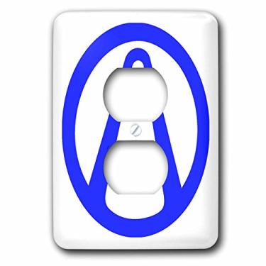 Imagem de 3dRose Lsp_193522_6 Capa para interruptor de luz azul Borderlands