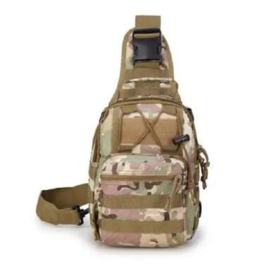 Imagem de Bolsa Transversal Peito E Ombro mochila Impermeável Masculina  Ar Livr