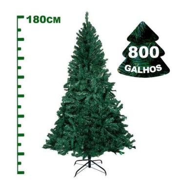 Imagem de Arvore Natal Luxo 180cm - 800 Galhos Cheia - Kt