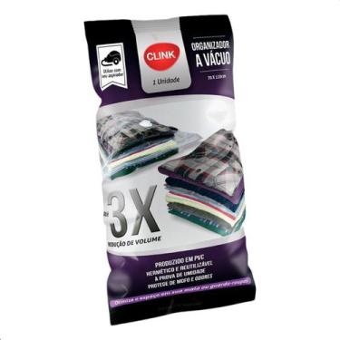 Imagem de Saco Organizador Vacuo Roupa Viagem 60X80CM CK4760 Clink