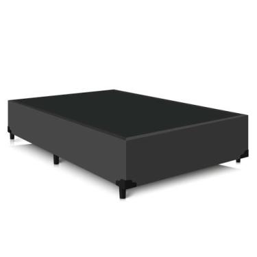 Imagem de Cama Sommier Base Box Casal 138x188x39 Premium - ProMax, Preta