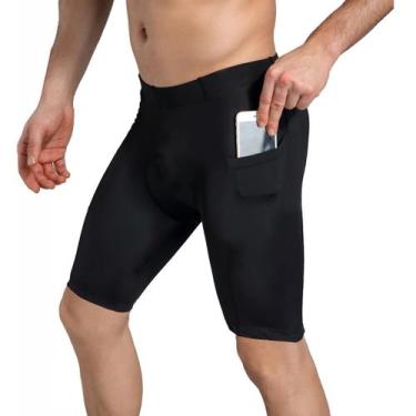 Imagem de Shorts Biker Unissex Corrida Caminhada Bicicleta com Bolso - Slim Fitn