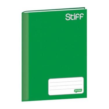 Imagem de Caderno Brochurão Capa Dura - 96 Folhas Verde - Stiff - Jandaia