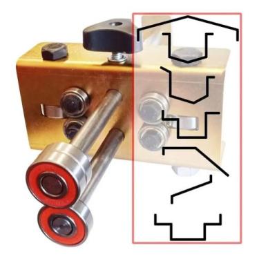 Imagem de Dobradeira Portatil Manual Chapa Calha Rufo Calheiro - Fun Parts