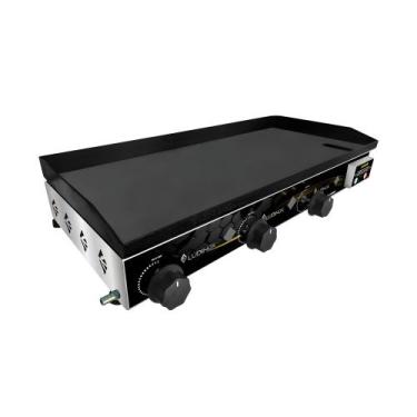 Imagem de Chapa De Lanche Sanduichera Industrial 5mm Profissional A Gás 70X30 - 