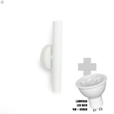 Imagem de Arandela de Parede Slim Palito - Branco + LED GU10  - Trybo 