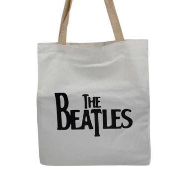 Imagem de Bolsa Ecobag  100% algodão estampa BEATLES - CARIOCA MAIS