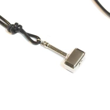 Imagem de Colar Couro Martelo do Thor (mjolnir) - Vorax Acessórios