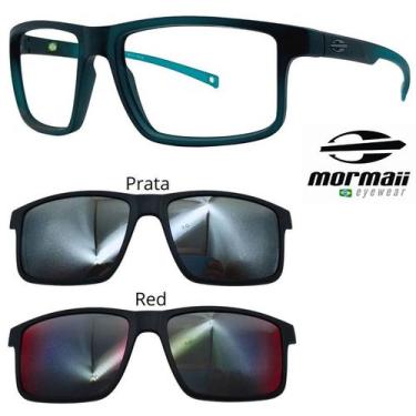 Imagem de Oculos Mormaii 6127 Swap 5 K04 com 2 Clipons - Escolha a Cor, Red, Pra