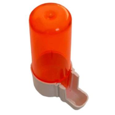 Imagem de Bebedouro Animalplast Pequeno 100ml - Malha Larga - Laranja com Base B