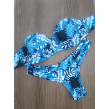 Imagem de Biquini com alça removível calcinha fio duplo - LÁ FEMMER moda intima 