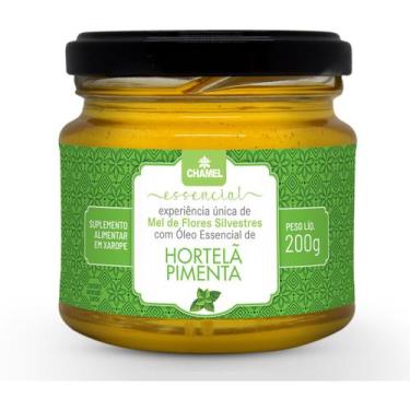 Imagem de Mel Com Óleo Essencial de Hortela 200g - Chamel