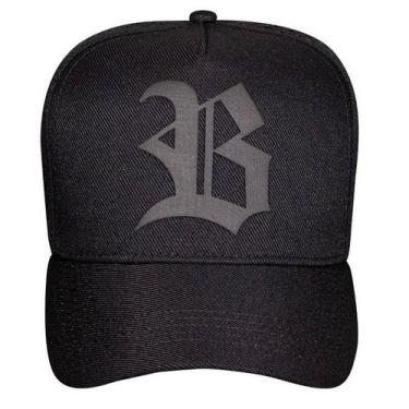 Imagem de Boné BLCK Brasil Snapback Aba Curva Trucker Laser, Preto, UN