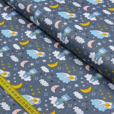Imagem de Tecido Estampado para Patchwork - Sweet Dreams: Ursinhos Dormindo a No