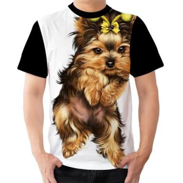 Imagem de Camiseta Camisa Ads Yorkshire Filhote Cães Animal 2 - Fabriqueta, M