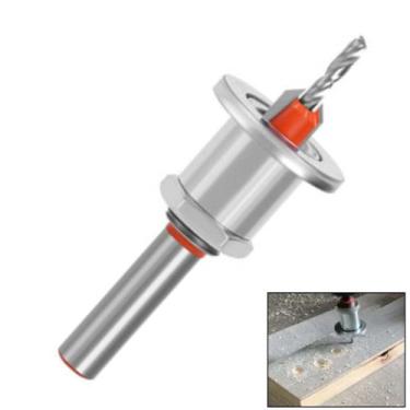 Imagem de Broca Rebaixo Parafuso Madeira Limitador Ajustável - 3,0mm - AllinaBox