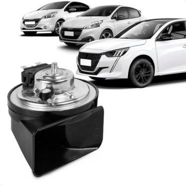 Imagem de Buzina Automotiva Fiamm Peugeot 208 2013 a 2025 Am80sx H Conector Jpt 