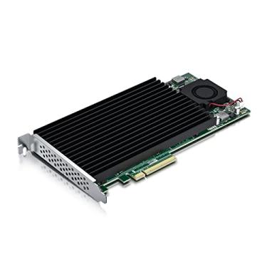 Imagem de REDLUX Adaptador SSD NVMe para conectores SSD U.2, X8, (4) M.2 (M Key), controlador PEX-8724 integrado, suporta placa-mãe sem bifurcação.