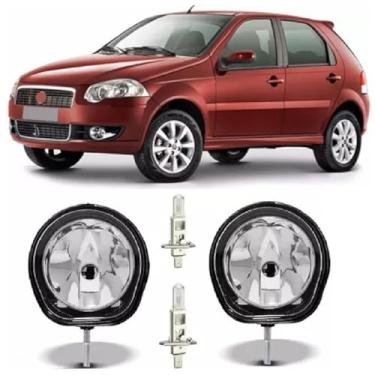 Imagem de Par Farol De Milha Palio G4 2011 2012 2013 2014 2015 2016 2017 2018 2019 2020 + Lâmpada