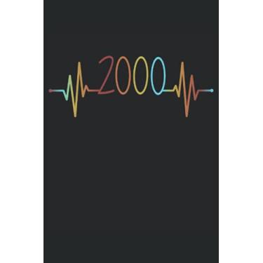 Imagem de Herzschlag Geburtstag Geboren 2000 Jahr Jahrgang Heartbeat Frequenz: RÄTSELBUCH - 100x SUDOKU HARD - Lustiges Herzlinie Geburtstags Geschenk, Vintage ... Rätsel, Notiz, Buch, Gehirnjogging, Logik