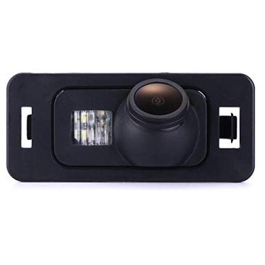Imagem de Câmera de ré de carro com placa de veículo, câmera de reserva Starlight Super Pro com 1000 linhas de TV, visão noturna, câmera de visão traseira para BMW Série 1: E82/3 Series: E90/E90N/E91/CSL/5