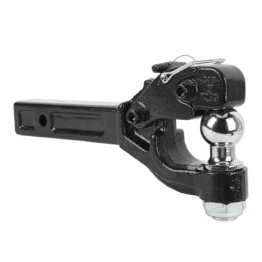 Imagem de Pintle Hook Hitch Receptor de 2 Polegadas, 16000lbs Pintle Hook Com Bola de Reboque de 2 Polegadas para Carro, SUV, Captador, Caminhão, RV
