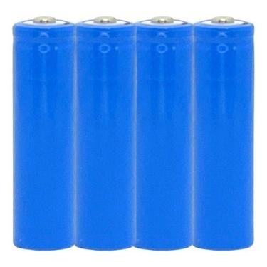Imagem de Baterias 14500 3,7v 3000mah Li-ion - Recarregável Para Lanternas E Rad