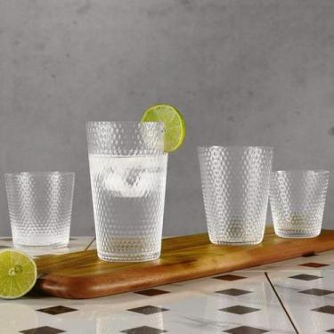 Imagem de Conjunto 06 Copos de Vidro Arizona 200ml para Suco Agua Refrigerante R