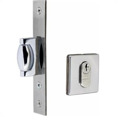Imagem de Fechadura Silvana Pivotante 4600 Externa Roseta Quadrada Ixp