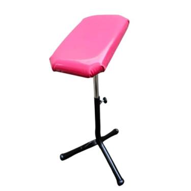 Imagem de Suporte Tripé Manicure Com Apoio Das Pernas Para Pedicure Com Regulagem De Altura(Rosa Brilhante)