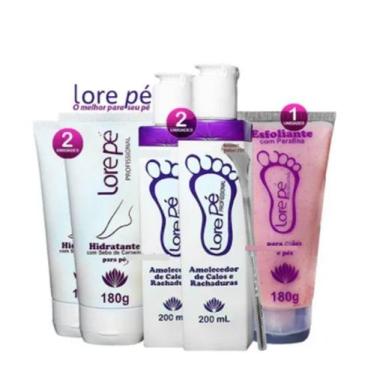 Imagem de Lore Pé Podologia Calos 2uni + Hidratante 2uni + Esfoliante - A.R Vari