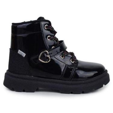 Imagem de Bota Infantil Feminina Klin London Mini Preta - 3650-Feminino