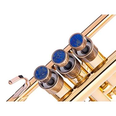 Imagem de Botões de dedo personalizados de trompete pesado para todos os modelos de cornetas Stradivarius, Artisan, New York, Chicago, TR200, todos os flughelhorns Stradivarius, todos os modelos de cornetas