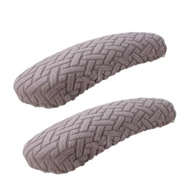 Imagem de SiaBiced 2PCS Chaves de cadeira de escritório Capas de braço, protetores de braço de cadeira de computador, tampas da almofada de braço da cadeira, máquina, Cinza Claro