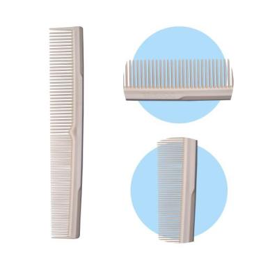 Imagem de Pente Barber Cabelereiro Profissional Dentes Longos e Finos Dompel