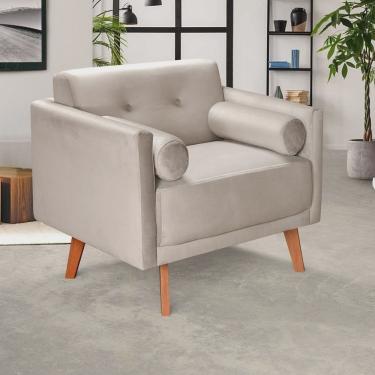 Imagem de Poltrona Moderna Decoração Sala, Varanda, Recepção Luma