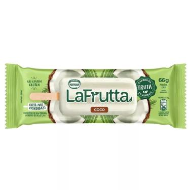 Imagem de Picolé Coco La Frutta Nestlé 66g Sem Glúten