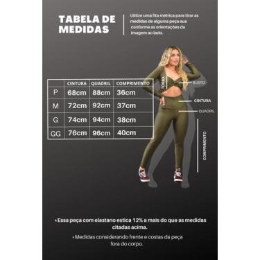 Imagem de Bermuda Cós Alto Básica Suplex - Viva Vida Fitness, GG, Verde militar