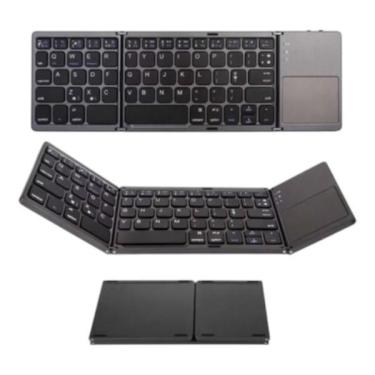 Imagem de Mini Teclado Touch Dobrável Bluetooth Para Celular