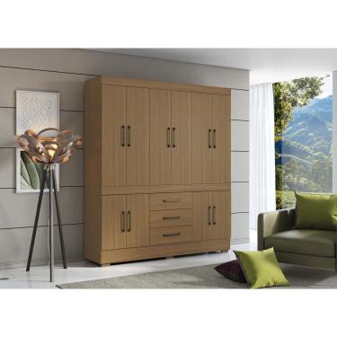 Imagem de Guarda Roupa 10 Portas 3 gavetas Mônaco - Aramoveis