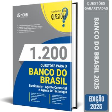 Imagem de Livro 1.200 Questões Gabaritadas O Banco Do Brasil 2025